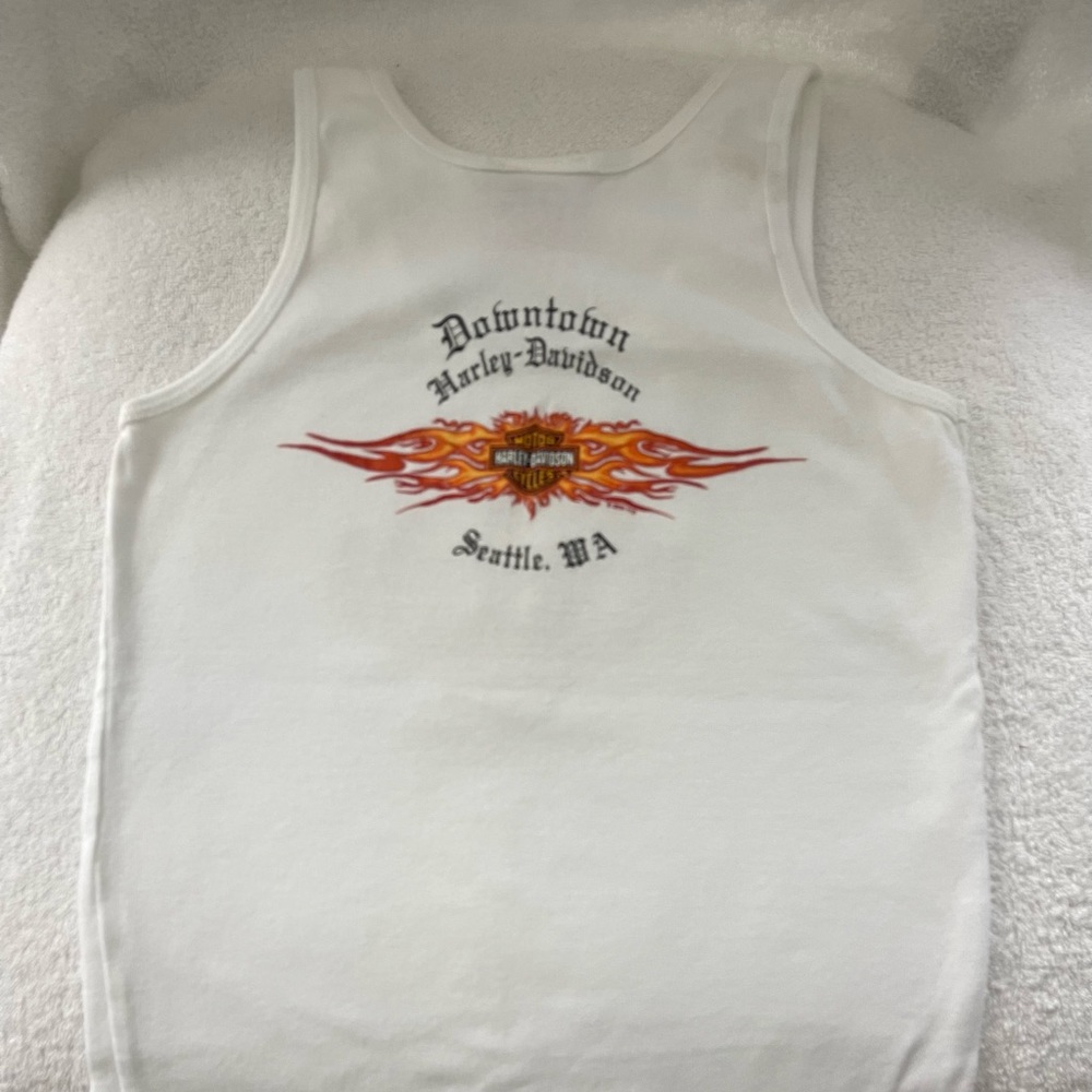 Harley Davidson White Women’s Tank size M, Seattle, WA